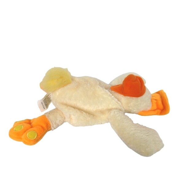 Fiesta Yellow Lying Duck Orange Cap Worlds of Fun Plush Stuffed Animal 12" - Picture 2 of 8
